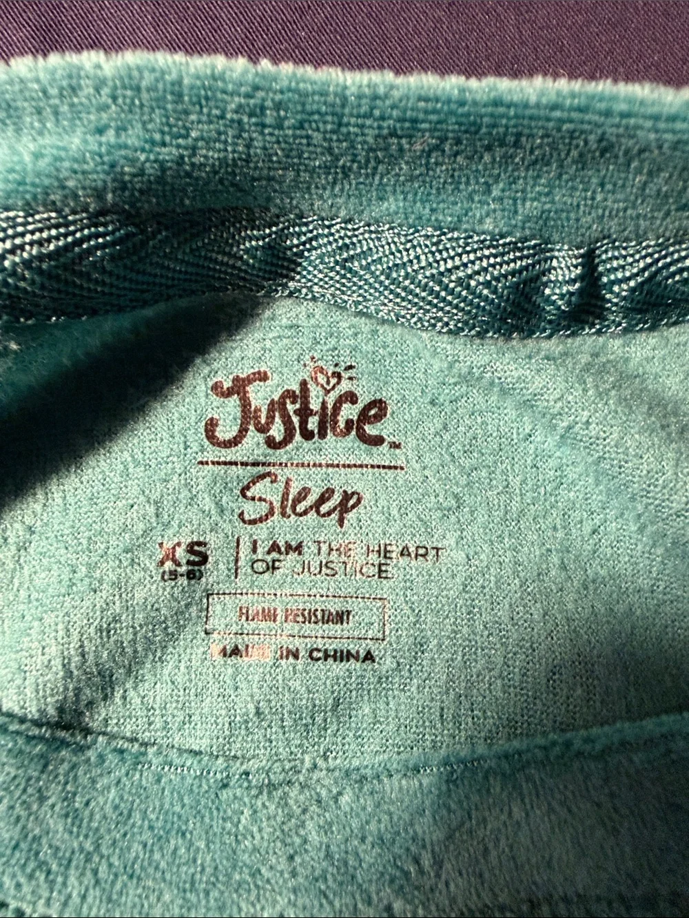 Justice Teal Green 'Nice(ish) and Totally Merry' Kids Sweatshirt